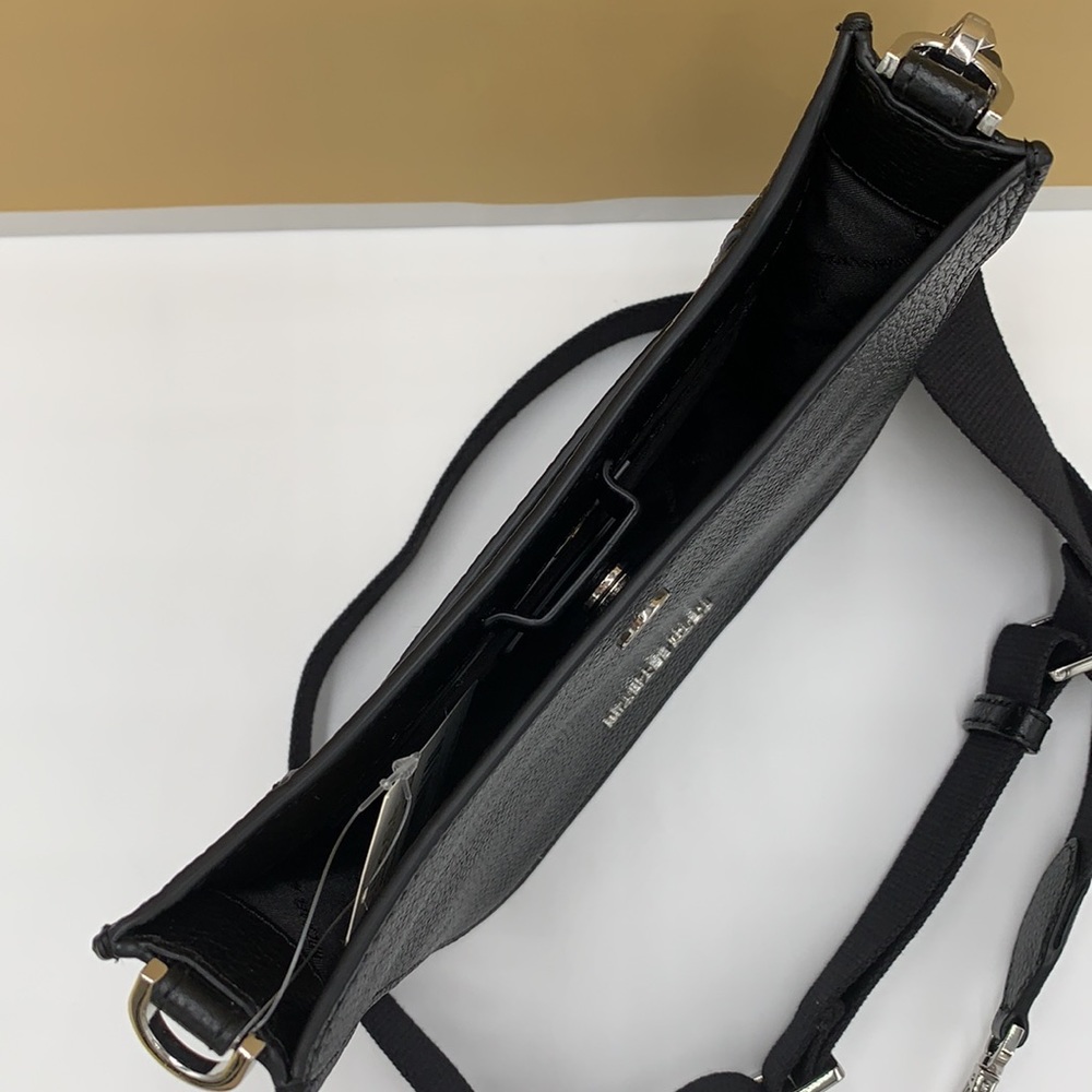 MICHAEL KORS Briley Small Pebbled Leather BLACK - Picture 8 of 15